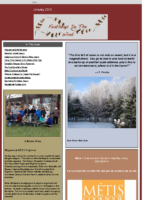 January 2016 Newsletter – Feathers In The Wind