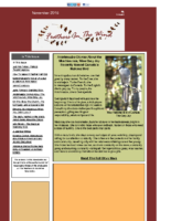 November 2016 Newsletter – Feathers In The Wind