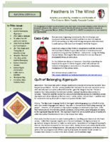 April & May 2009 Newsletter – Feathers In The Wind