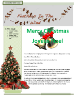 Holiday/December Newsletter 2009 – Feathers In The Wind