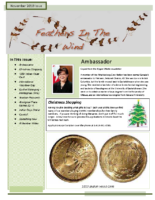 November 2010 Newsletter – Feathers In The Wind