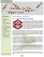 December 2011 Newsletter – Feathers In The Wind