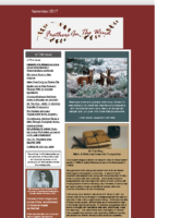 November 2017 Newsletter-Feathers In The Wind